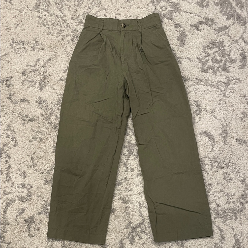 Club Monaco Womens Wide Leg Chinos
